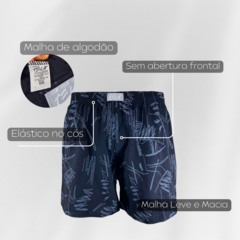 Kit Com 3 Cuecas Samba Canção Short de Dormir Masculino Pijama 100% Algodão - loja online