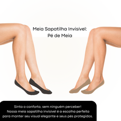 Kit Com 2 Pares Pé de Meia Fina Sapatilha Trifil 6136 Invisível - loja online