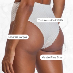 Calcinha Duloren Cintura Alta Coleção Atlântida 839132 - F4 Store