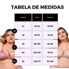 Kit Com 2 Sutiãs Duloren 121248 Soutien Plus Size Sem Bojo - comprar online