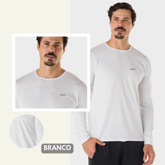 Kit Com 3 Camisas Manga Longa Segunda Pele Proteção Solar UV 50+ - comprar online