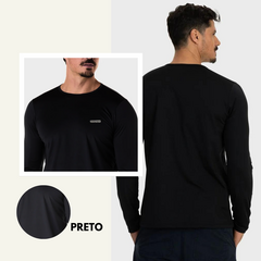 Kit Com 2 Camisas Manga Longa Segunda Pele Proteção Solar UV 50+ - loja online