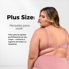 Sutiã Sem Bojo Duloren Taça B Soutien 121248 Plus Size Lycra - loja online