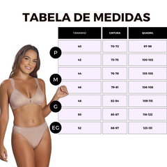 Calcinha Feminina Biquíni Duloren Plus Size 128595 Classica Luxo