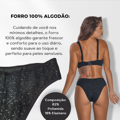 Imagem do Calcinha Feminina Biquíni Duloren Plus Size 128595 Classica Luxo