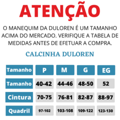 Calcinha Duloren Cintura Alta Coleção Atlântida 839132 na internet