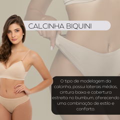 Kit Com 6 Calcinhas Feminina Básica Trifil Microfibra 4404 Sem Costura - F4 Store