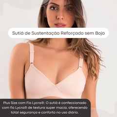 Sutiãs Sustentação Reforçado Sem Bojo Duloren 111195 Kit Com 2 Pçs Laterais Alta - loja online