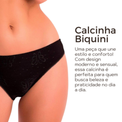 Calcinha Feminina Duloren Biquíni Sensual Lycra 128547 - F4 Store