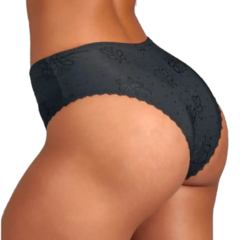 Calcinha Feminina Duloren 129547 Cintura Alta Lycra Trabalhada Plus Size