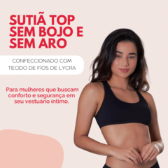 Kit Com 3 Top Nadador Duloren 222229 Sem Bojo Alta Sustentação - F4 Store