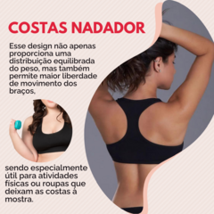 Kit Com 3 Top Nadador Duloren 222229 Sem Bojo Alta Sustentação - comprar online