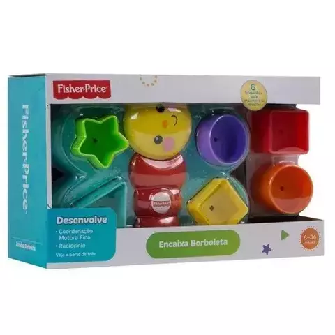 Fisher Price Encaixa Borboleta - Mattel
