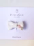 Laço Bella Petit Linho Bordado // Branco - comprar online