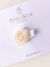 Clip Rosa com Pérola // Off White - comprar online