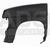SALPICADERA D21 94-08 IZQ