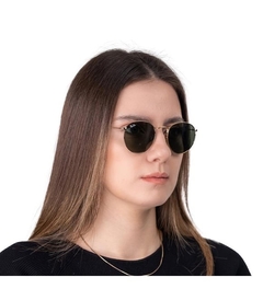 Imagen de Ray Ban Round Metal Dorado/Marron Degrade