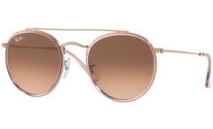 Ray Ban Double Bridge Dorado Rosa/Marron Degrade en internet