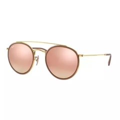 Ray Ban Double Bridge Dorado/Rosa Espejado en internet