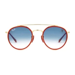 Ray Ban Double Bridge Dorado Rojo/ Azul Degrade - comprar online