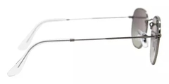 Ray Ban Hexagonal Plateado/Gris Degrade - Imporanteojos