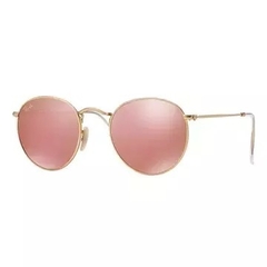 Ray Ban Hexagonal Dorado/Rosa Espejado en internet