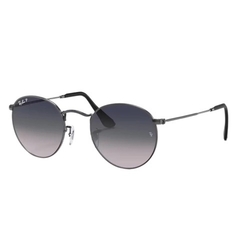 Ray Ban Round Metal Plateado/Gris Degrade - Imporanteojos