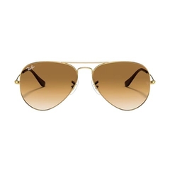 Ray Ban Aviador Clasico Dorado/Marron Degrade Polarizado - comprar online
