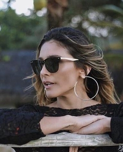 Imagen de Rayban Blaze Clubmaster Negro-Negro/Marron liso