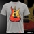 Remera Estampada GUITARRA ROJA - EIKEEL