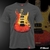 Remera Estampada GUITARRA ROJA en internet