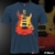 Remera Estampada GUITARRA ROJA - comprar online