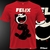 Remera Estampada GATO FÉLIX - comprar online