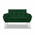 Namoradeira Luxo Clínica 12 Cores - Base Ferro Cinza - Dávila Decor | Poltronas Exclusivas e Confortáveis 