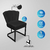 Kit 02 Cadeiras Recepção/Salão Flor- Base De Ferro Preto - loja online