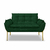 Namoradeira Luxo Recepção 12 Cores - Base Ferro Dourado - Dávila Decor | Poltronas Exclusivas e Confortáveis 