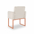 Kit 02 Poltronas Escritório 13 Cores - Base Ferro Rose - Dávila Decor | Poltronas Exclusivas e Confortáveis 