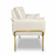 Namoradeira Luxo Recepção 12 Cores - Base Ferro Dourado - comprar online
