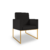 Poltrona Moderna Clínica Courino 3 Cores- Base Ferro Dourado - comprar online