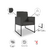 Kit 02 Poltronas Moderna Courino 3 Cores- Base Ferro Preto - Dávila Decor | Poltronas Exclusivas e Confortáveis 