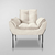 Kit 02 Poltronas Luxo Clínica 12 Cores - Base Ferro Preto - Dávila Decor | Poltronas Exclusivas e Confortáveis 