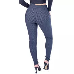 Calça Legging Xadrez Jacquard com Bolso - comprar online