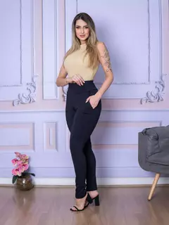 Calça Legging Flanelada com Bolso - loja online