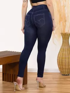 Calça Legging Fake Jeans Levanta Bumbum - loja online