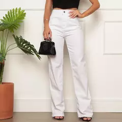 Calça Jeans Wide Leg Pantalona Cintura Alta na internet