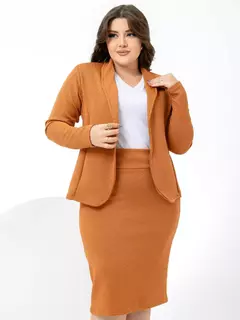Conjunto Blazer e Saia Midi na internet