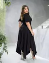 Vestido Longo com pontas assimétricas