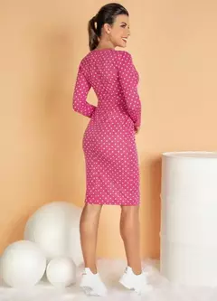 Vestido Curto Telminha Manga Longa - loja online