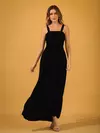 Vestido Longo Com Alça Em Tiras De Amarrar