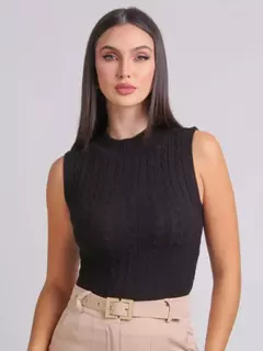 Blusa Tricot Canelado Trancinha na internet